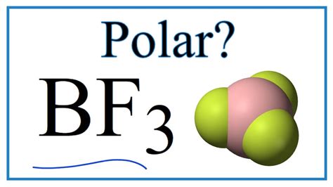 A bond between two atoms or more atoms is non-polar if the atoms have the same electronegativity or a difference in electronegativities that is less than 0. . Boron trifluoride polar or nonpolar